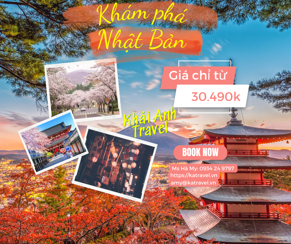 Tour Du lịch Hà Nội - Nhật Bản 6N5Đ Bay VietJet 25/03