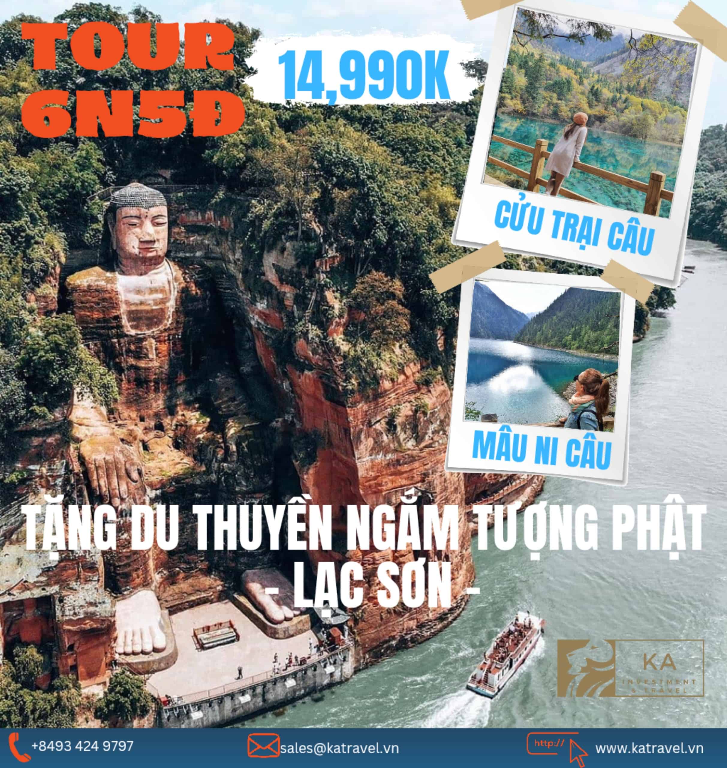 Tour du lịch Cửu Trại Câu - Lạc Sơn Đại Phật - Tùng Phan Cổ Trấn - Phố Cổ Cẩm Lý 6 ngày 5 đêm