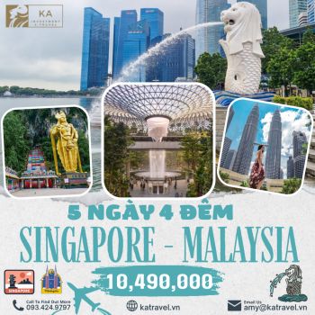 Tour du lịch Singapore - Malaysia 05 ngày 04 đêm